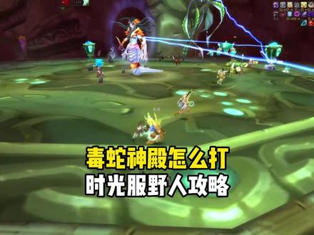 毒蛇神殿怎么打?时光服野人攻略 #魔兽世界时光服 #毒蛇神殿
