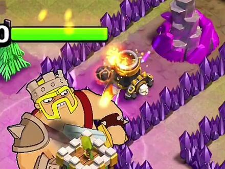 蛮王这皮怎么样! #部落冲突