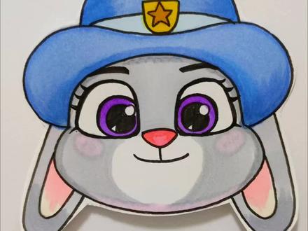 朱迪简笔画#画朱迪#朱迪简笔画 #画疯狂动物城 #疯狂动物城 #朱迪