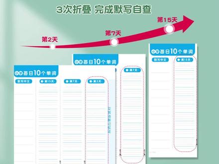 #英语单词 #小学英语单词 #艾宾浩斯记忆法 #单词默写纸 #单词记录本 每日10个单词艾宾浩斯记忆曲线小学默写纸英语记单词背单词记录本