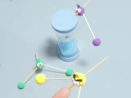 用一点粘土和三根牙签做一只超级好玩的平衡鸟,一起研究研究是什么原理呢#亲子手工 #科学趣味实验 #平衡鸟 #变废为宝手工