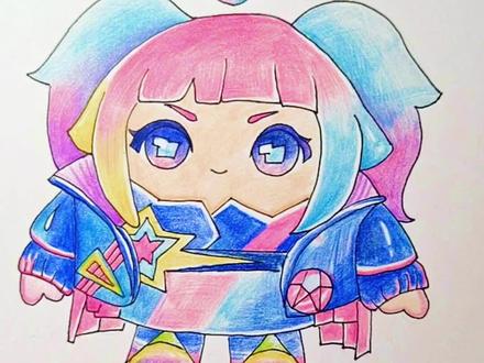 老爸画的主唱耀星和我画的主唱耀星#蛋仔派对 #主唱耀星 #画画 @DOU+小助手