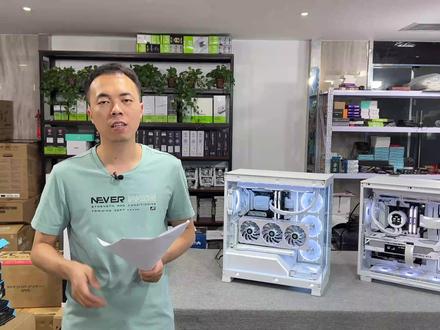 追风者NV5满配白色全家桶 !恩杰H9 FLOW纯白搭配! #机箱 #diy电脑 #组装电脑 #电脑配置