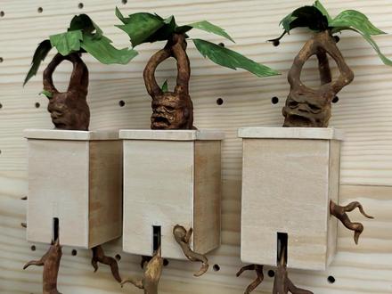 做个哈利波特中的“曼德拉草”挂钩。#阿狗造物 #宅物 #充能计划 #哈利波特