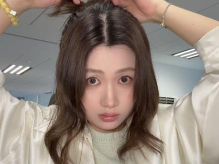 6:00办公室💄今日薄荷青柠风🍋🟩流苏盘发~ #化妆分享 #化妆前后 #妆容分享 #办公室化妆 #发型教程 @DOU+小助手
