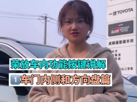 荣放车内功能按键讲解#丰田rav4荣放 #每天一个用车知识 #抖音汽车 #每天推荐好车