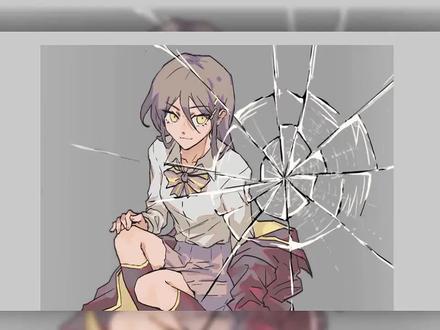 三步画出碎裂玻璃,营造戏剧冲突氛围!
#优动漫 #绘画教程 #板绘