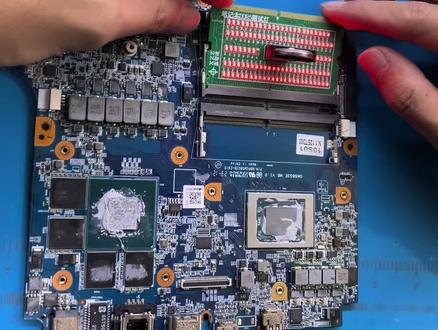 机械革命蛟龙16K,电脑不开机,黑屏,更换CPU全过程,#笔记本维修 #笔记本电脑 #机械革命 #电脑知识 #主板维修