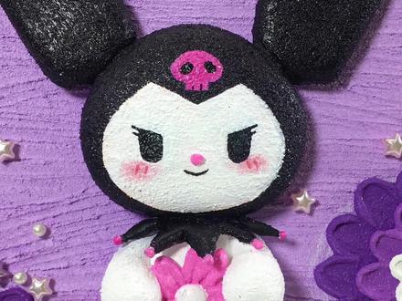 三丽欧粘土手工DIY绘画#库洛米 #画画 #手工diy