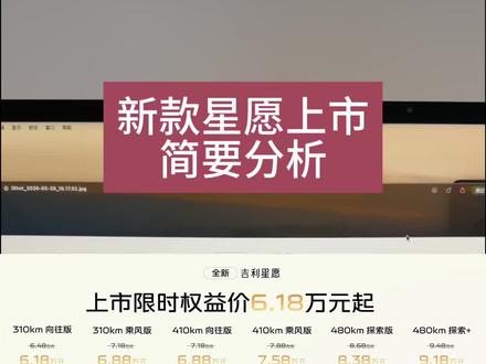 新款吉利星愿上市,简要分析 买哪个版本好?
