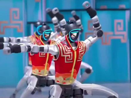 2026年春晚机器人表演,简直太震撼了!外国媒体目瞪口呆……#宇树科技#机器人表演#春晚#高难度动作 #震撼 #春晚机器人