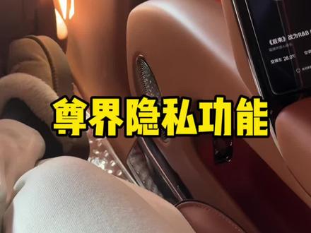 尊界S800,简直就是后座密谈神器#尊界S800