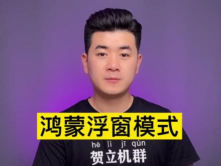 华为手机升级到鸿蒙系统,浮窗功能多窗口模式太好用了,效率很高。#玩机技巧