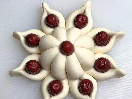 枣花馒头这样做太好看了 #花样面食制作 #面食分享 #枣花馍 #面食手艺人可以准备过年了