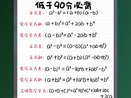 #知识点总结 #初中数学 @抖音小助手