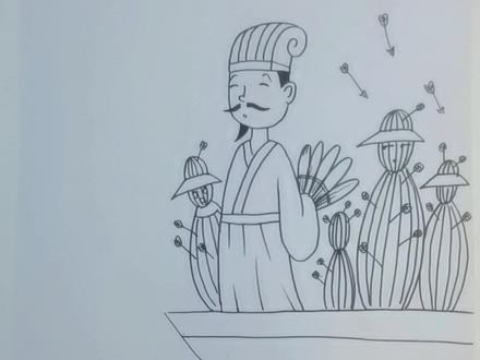 画画学成语,草船借箭你学会了吗?#画画 #零基础学画画 #简笔画 #亲子 #涨知识 #成语 @DOU+小助手