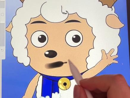 跟喜羊羊一起私奔叭!#procreate绘画 #喜羊羊与灰太狼 #拟人 #懒羊羊#歌曲失其鹿