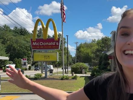 美国麦当劳基础,体验就不基础 #老广星星