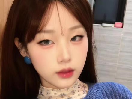 单眼皮醉适合画的韩妆出现啦!教程奉上,敲简单 #单眼皮#韩妆