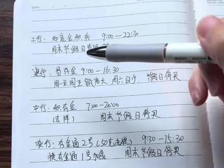 四大行和浙商购买时间&规则对比!新手必看 #买黄金攻略 #银行黄金 #新手买黄金 #积存金 #实物黄金