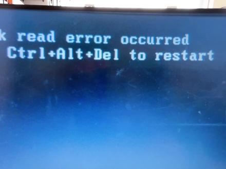 电脑开机提示a disk read error occurred错误,教你简单动手搞定 #电脑维修 #电脑技巧