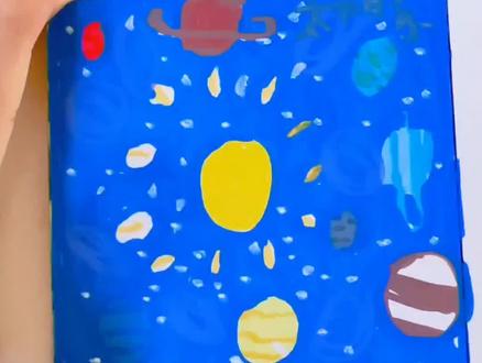 幼儿园小朋友画太阳系。
#幼儿绘画 #绘画教程 #太阳系