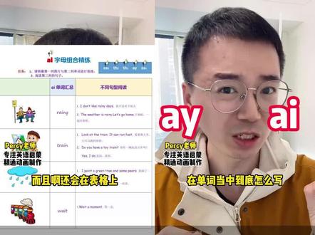 破案了!字母组合同音的秘密!#自然拼读 #英语 #学习 #英语启蒙 #英语学习