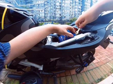 春风250sr装电池教程#摩托车 #春风250sr