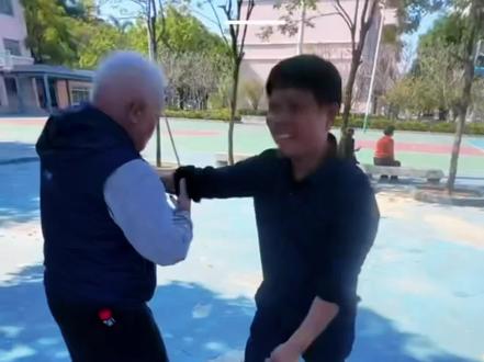 小钢炮阿益顺德推手#太极推手#传武