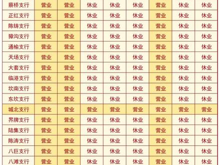 中秋、国庆节假期期间营业安排