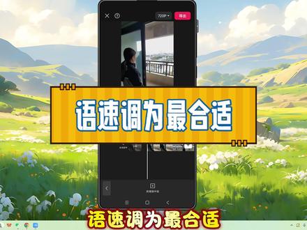 语速调为最合适 #内容启发搜索 #语速 #剪映