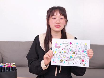 线条运动会 别看只有潦草的几根线,却能启发孩子的思维,培养美感。简单又有趣的艺术启蒙小游戏。赶紧和孩子玩起来吧。#亲子手工 #有趣的线条 #创意美术 #有趣的绘画#艺术启蒙