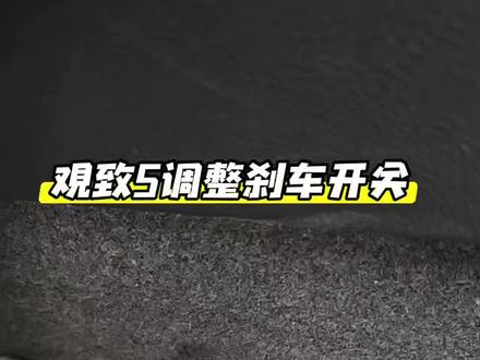 观致5调整刹车开关讲解 原厂可以继续服役#观致5 #观致刹车开关#观致顿挫#观致
