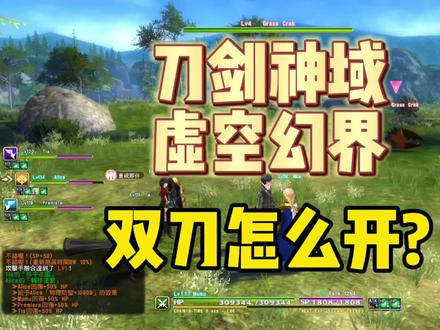 #switch游戏 #任天堂switch #刀剑神域 #刀剑神域虚空幻界 #这个游戏很好玩 #充能计划动漫 #游戏日常分享 刀剑神域虚空幻界,萌新双刀开启条件详细讲解