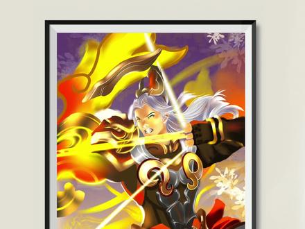 爸爸画的VS我的画的后裔,猜猜我画的后裔能射几个太阳?#后裔 #画画 @DOU+小助手 #创作灵感 #王者荣耀