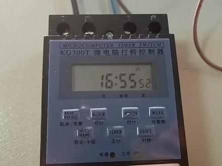 学校上下课,微电脑打铃 时间控制器 怎样接线,怎样调时 调音乐