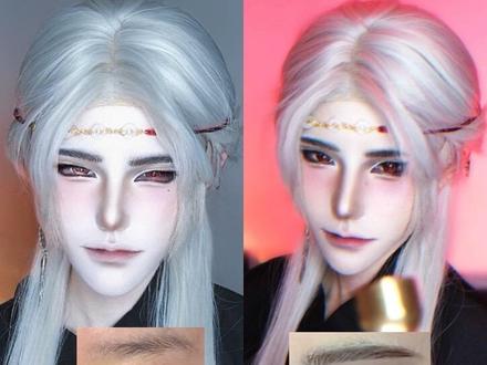 学这个!新手跟练版!病娇感中性妆!又病娇又妖里妖气! #美妆 #妆教 #妆容分享 #遮瑕 #中性风