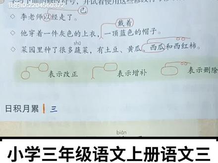 小学三年级语文上册语文园地三日积月累42页#二升三 #感谢抖音
