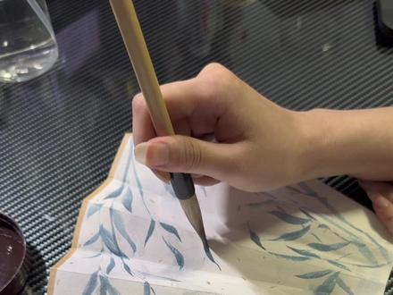 发光铃兰花扇子教程来啦! #教程 #手工