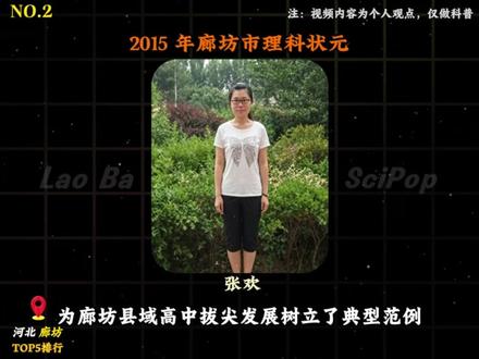 盘点河北廊坊前五高考状元,你都知道有谁吗? #河北 #廊坊 #高考 #盘点 #高中