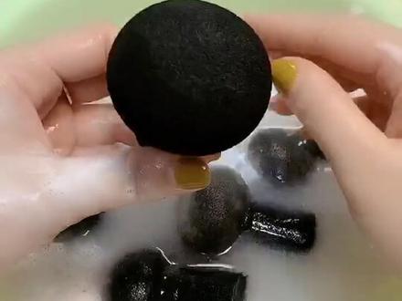 教你清洗蘑菇头粉扑