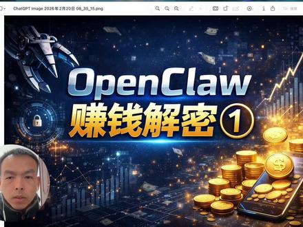 OpenClaw赚钱解密① #OPENCLAW #Openclaw #OpenClaw