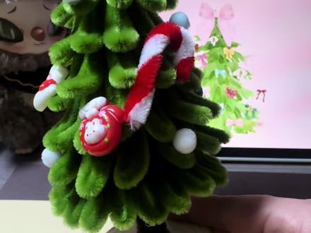 邪修版圣诞树教程来啦#扭扭棒#扭扭棒圣诞树教程 #手工diy