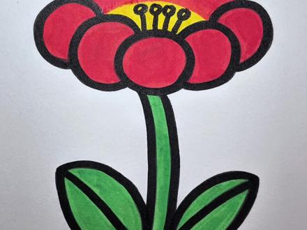 爸爸妈妈分别画的花朵,大家更喜欢哪个呢#画画 #简笔画 #零基础学画画 #一起学画画 #花朵简笔画