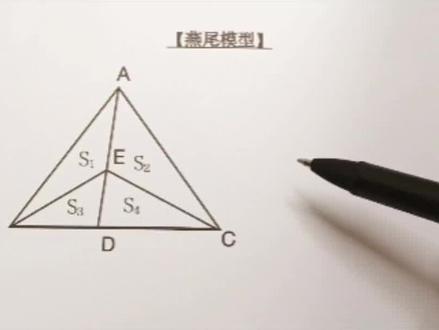 很多同学不知道燕尾模型,一次给大家讲明白#热门 #数学思维 #小学数学 #小升初 #几何