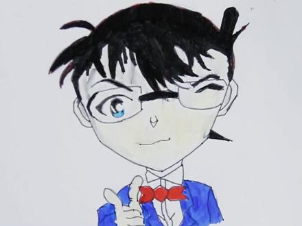 真相只有一个#马克笔 #简笔画 #名侦探柯南 #童年回忆