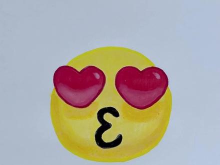 简单易学的爱心眼表情包简笔画,你能找到它吗#表情包简笔画 #儿童简笔画 #幼儿简笔画 #亲子简笔画 #宝宝爱画画