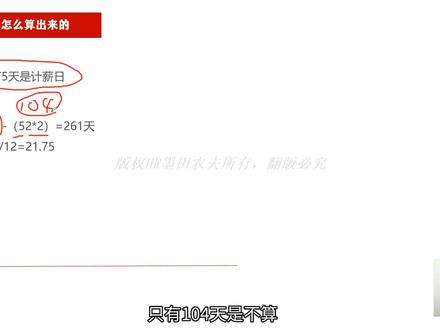 21.75是核算工资的合法计薪日#人力资源 #劳动法知识 #职业技能 #劳动法那点事 #人力资源管理