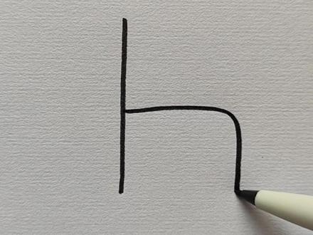 字母h画马,一学就会#简笔画#绘画教程#一学就会系列#儿童创意画#新年主题画