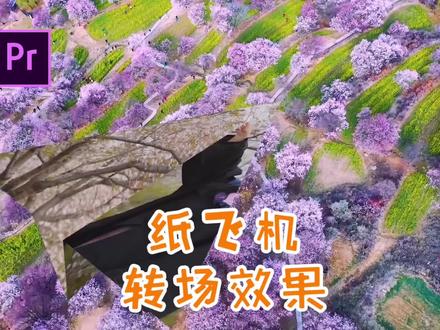 Pr剪辑教程,毕业季马上到了,纸飞机转场赶紧get~
